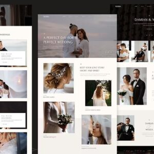 image with a template of our wedding website design